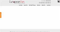 Desktop Screenshot of europeantanning.com